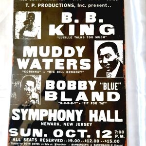🎸NEW!#BBKing concert ticket #Blues💙lovers #BobbyBlueBland🎸